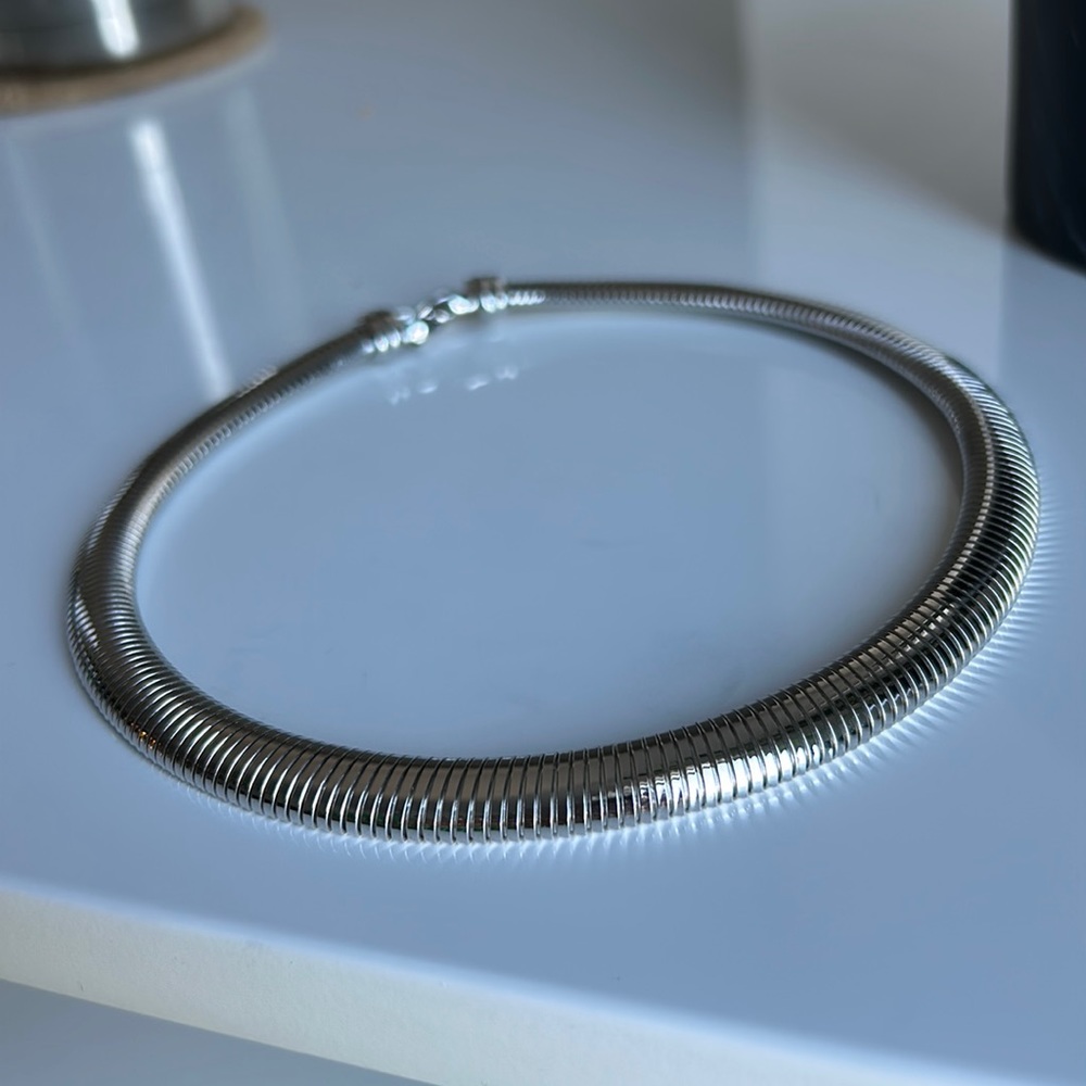 Vintage Monet Sterling Silver Choker